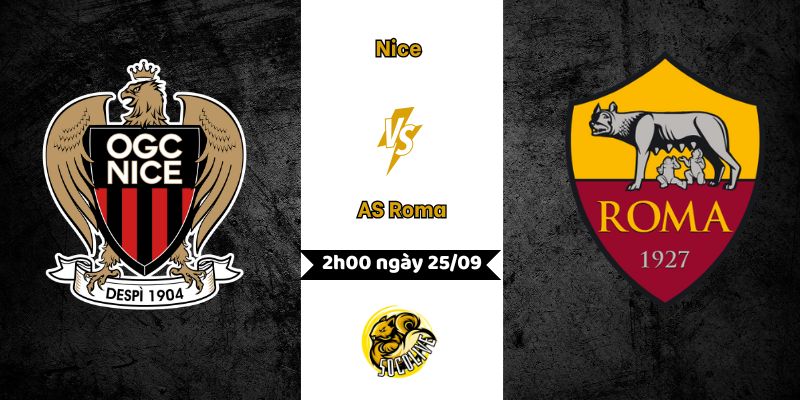 Nhận định bóng đá Nice vs AS Roma, 2h00 ngày 25/09 2 Nhận định bóng đá Nice vs AS Roma, 2h00 ngày 25/09